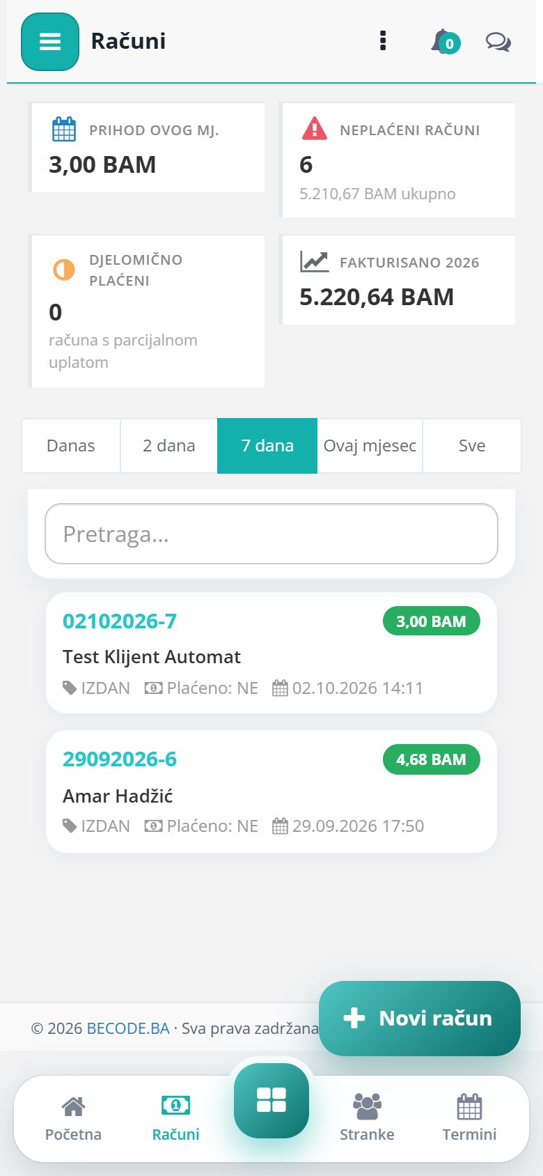 Računi kao kartice